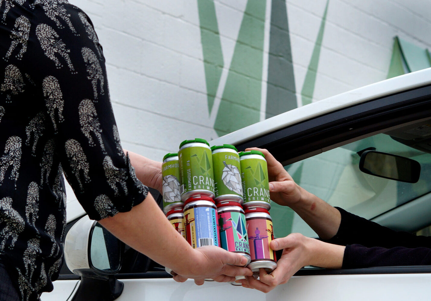 Crane Brewing Co. is offering curbside service.