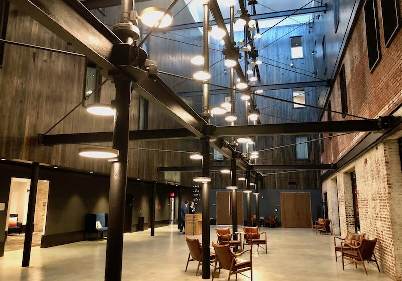 Crossroads Hotel lobby