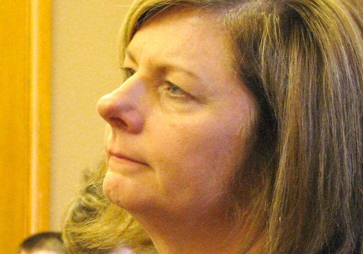 Denise Cyzman, executive director of the Kansas Association for the Medically Underserved, asked a House committee to maintain 2016 and 2017 grant funding for safety net clinics.
Photo: Dave Ranney / Heartland Health Monitor