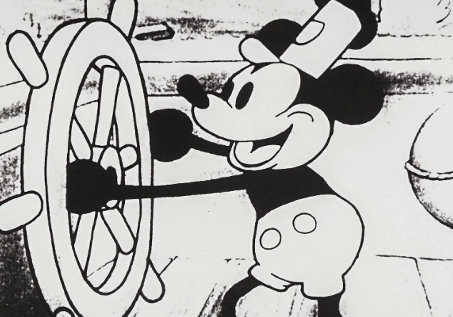 An animated image of Steamboat Willie.