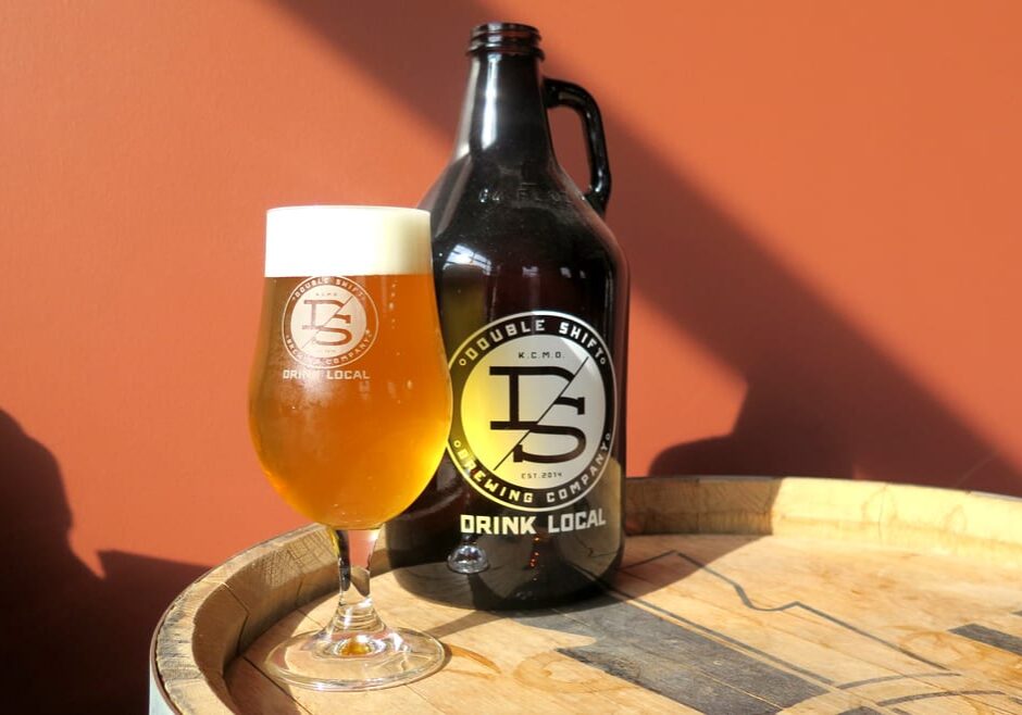 Excess Hydrogen, a Mosaic Dry-Hopped Berliner Weisse, at Double Shift Brewing.