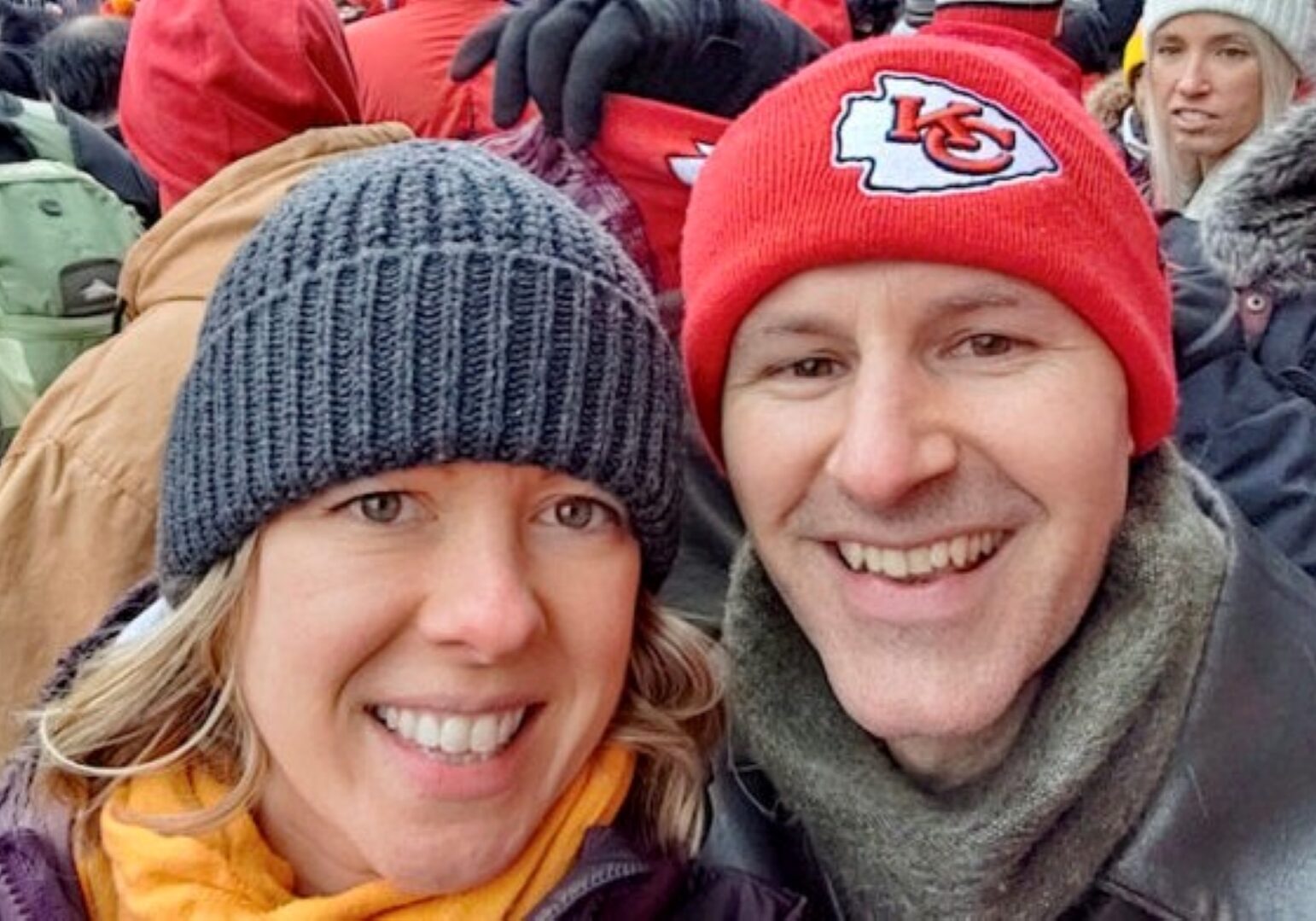All Jessica Best Stewart, one of downtown's newer residents, and her husband Brian Stewart had to do to celebrate the Chiefs Super Bowl win was walk out the door of their home at Western Auto Lofts.