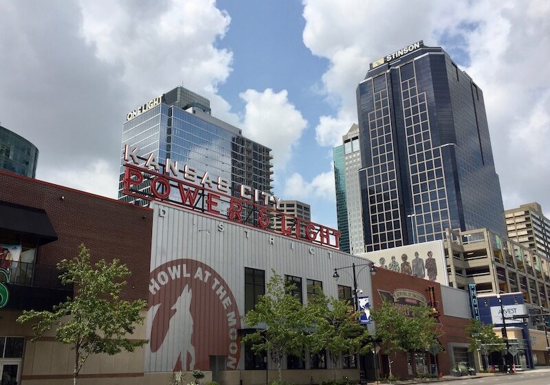 Downtown at Power and Light District.