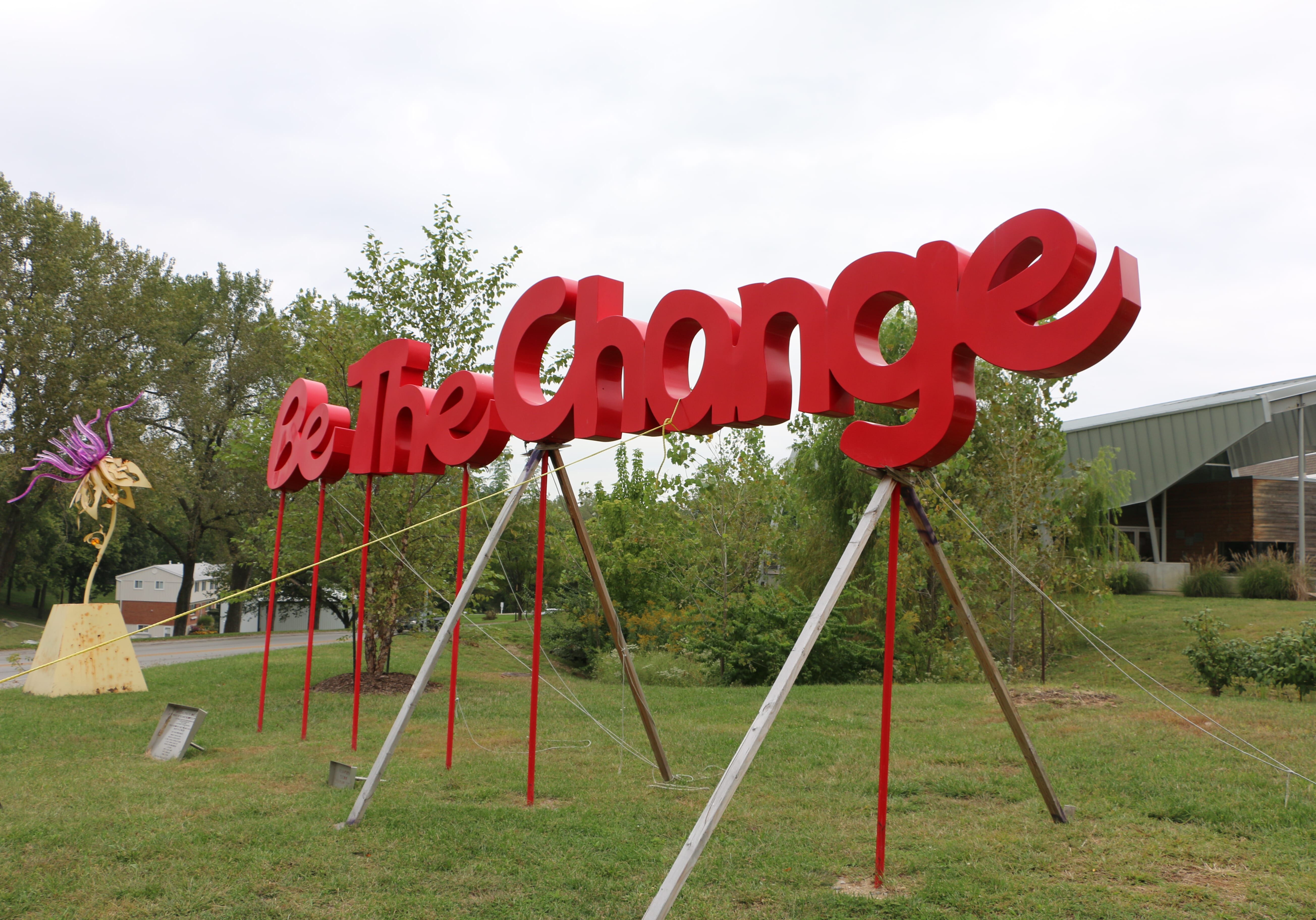 art sculpture at Synergy Services