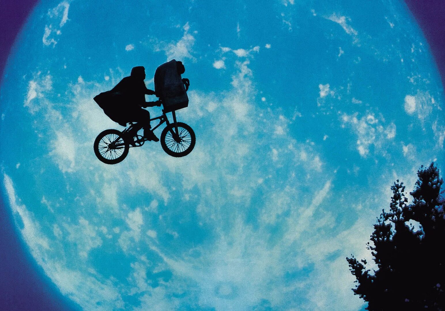 Scene from "E.T. the Extra-Terrestrial."