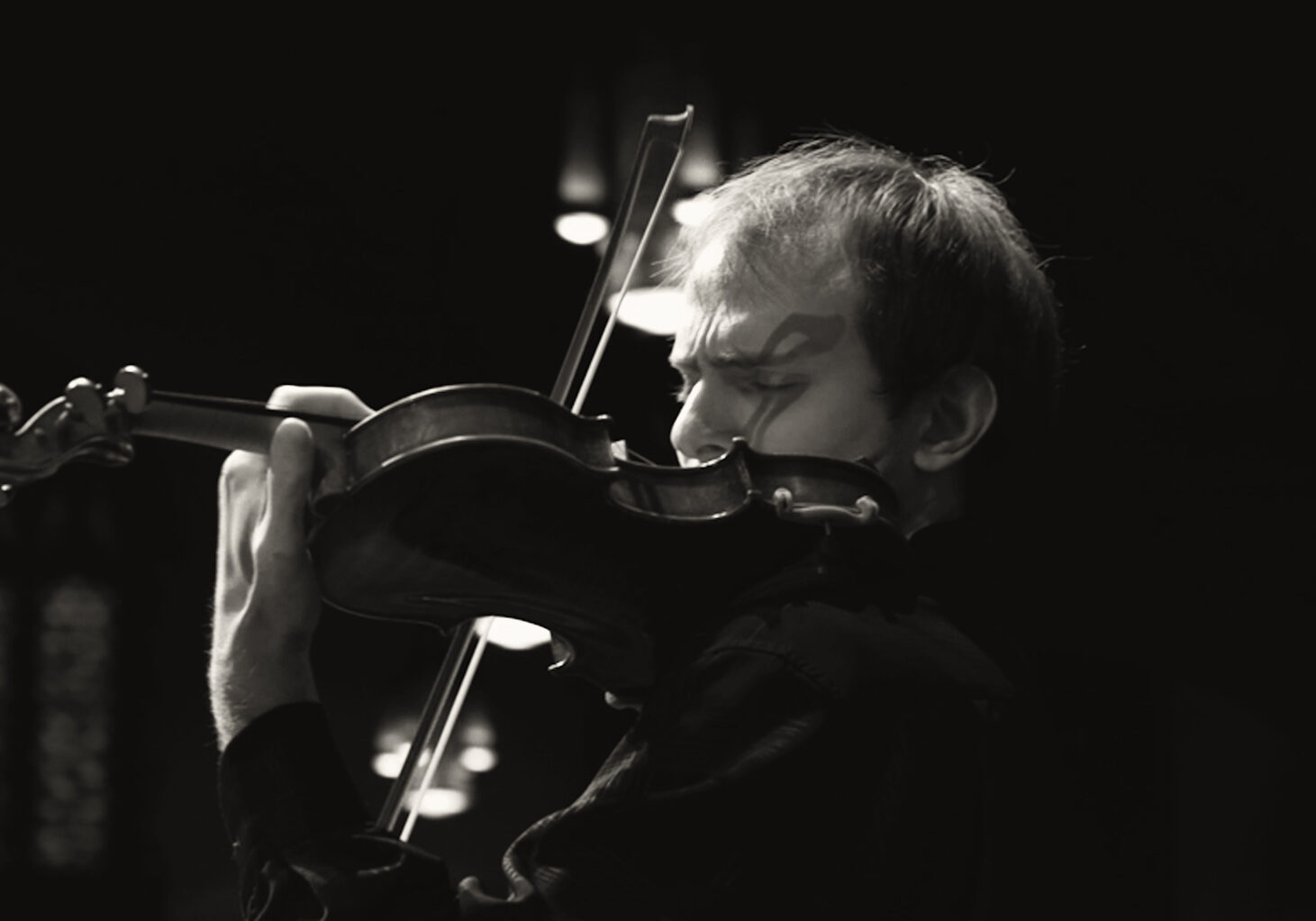 Violinist Igor Khukhua performs