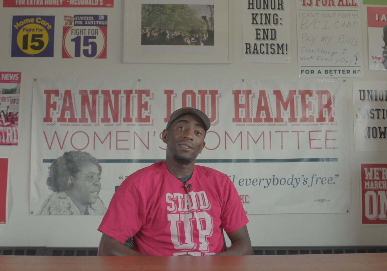 Terrence Wise is a leader in the “Fight for $15,” a movement that advocates raising the minimum wage to $15 an hour.