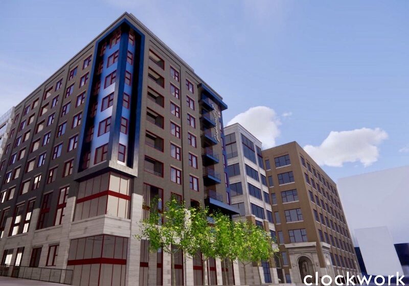 Fashionbilt Lofts looking southeast