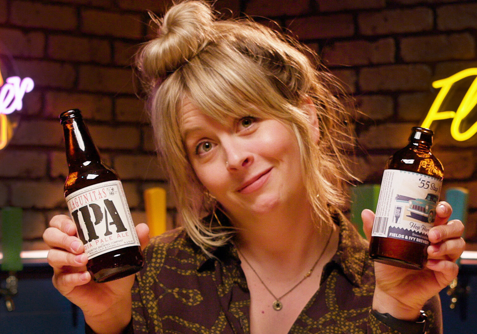 Tap List beer enthusiast Cassie Niemeyer checks out two local fresh-hopped IPAs.