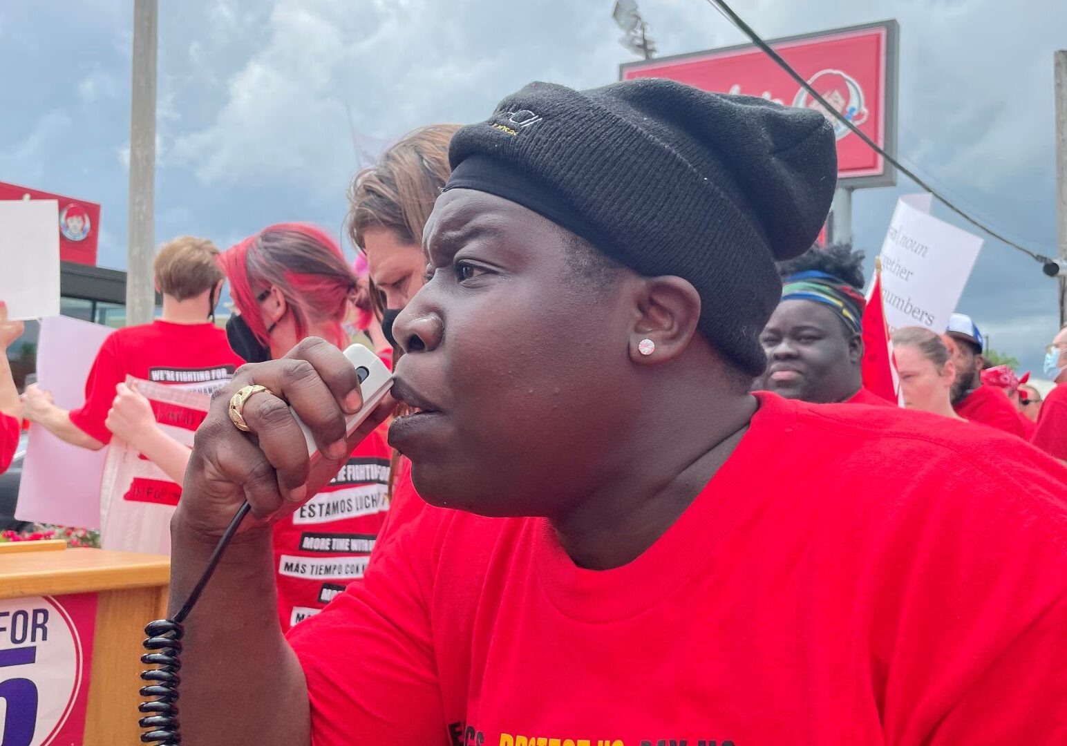 Fran Marion is a leader in the Fight for $15 movement