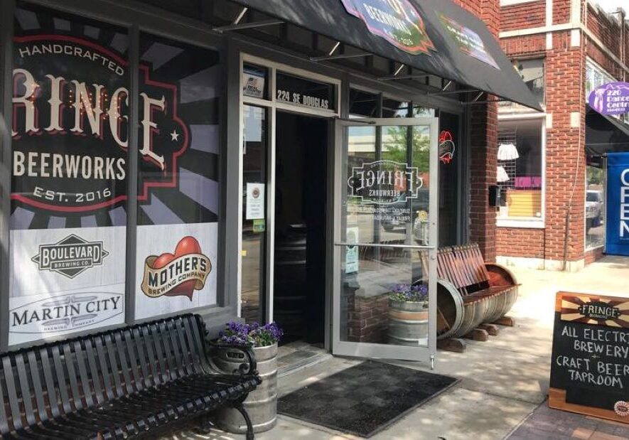 Entrance to Fringe Beerworks.