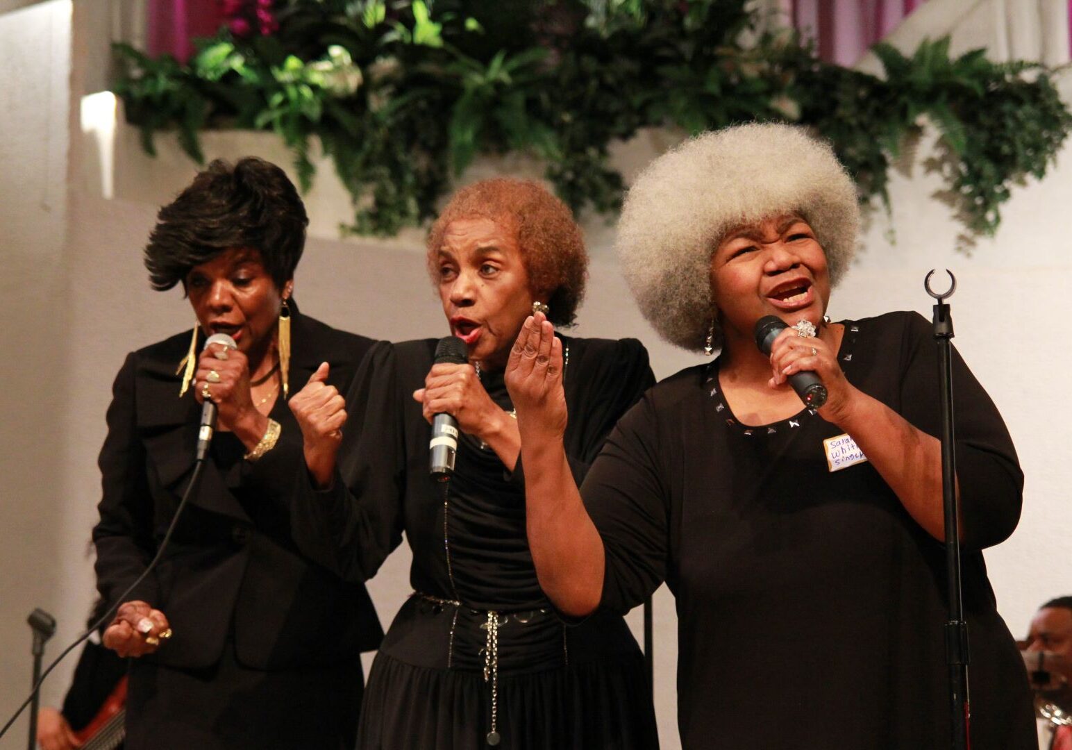 Members of the Whitney Singers performing gospel music in Kansas City.