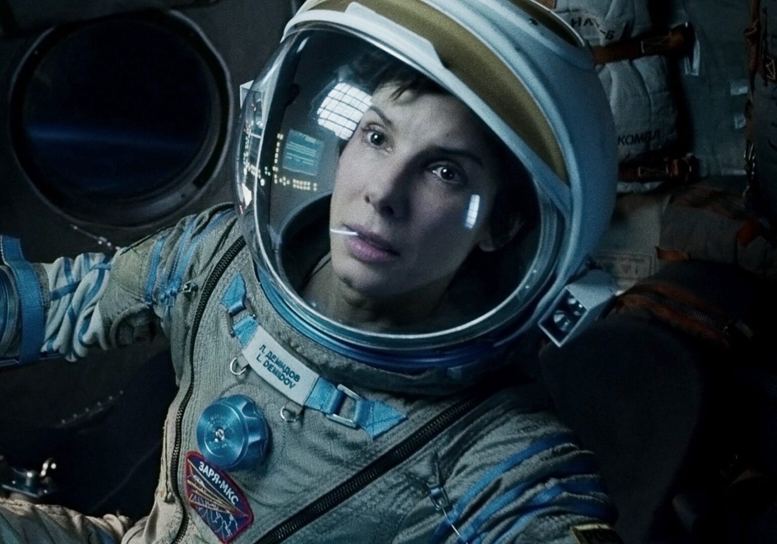 Sandra Bullock in "Gravity."