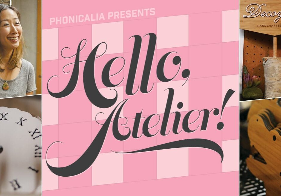 Collage for Hello Atelier podcast