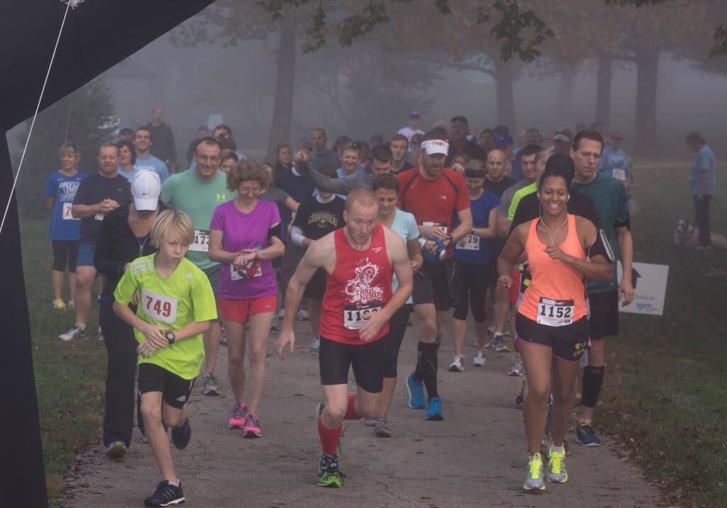 runners and walkers starting race