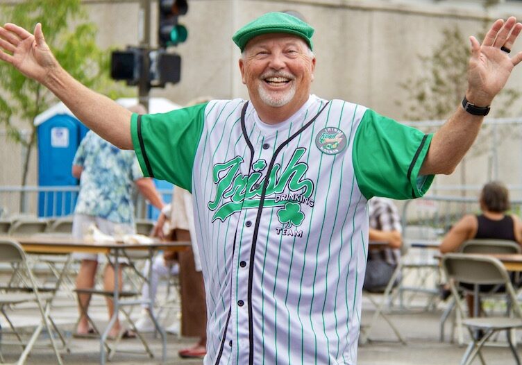Happy Irish Fest volunteer