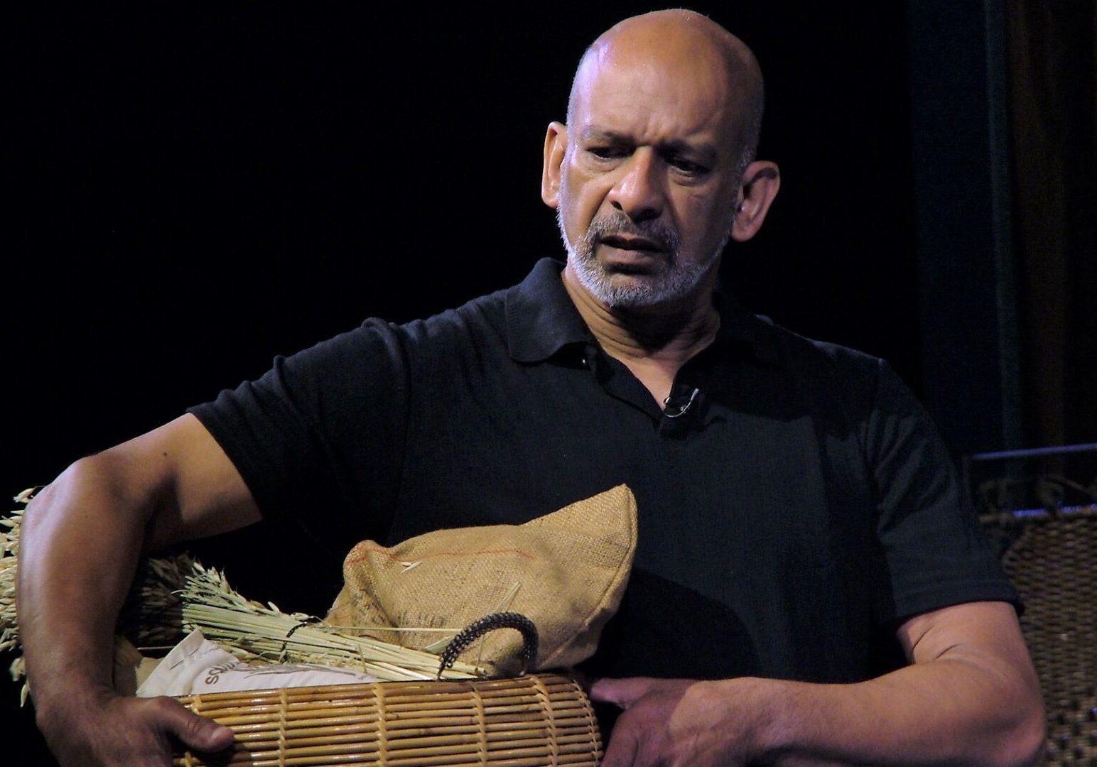 Roshan Paiva acting in the “The Hindu and the Cowboy.”