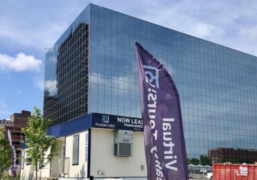 The Flashcube building in downtown.