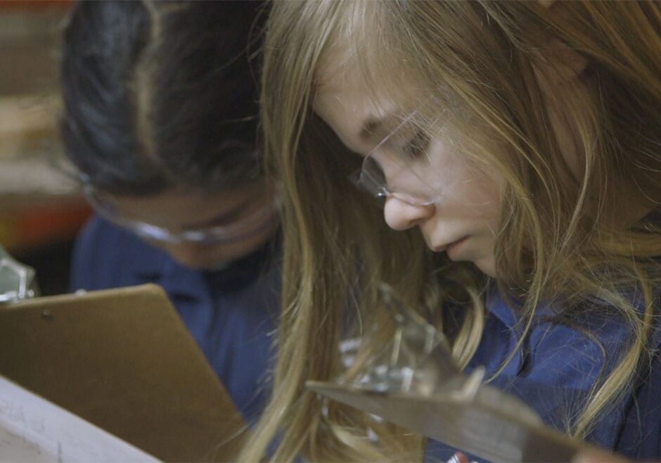 Student at work during tour of Holland 1916
