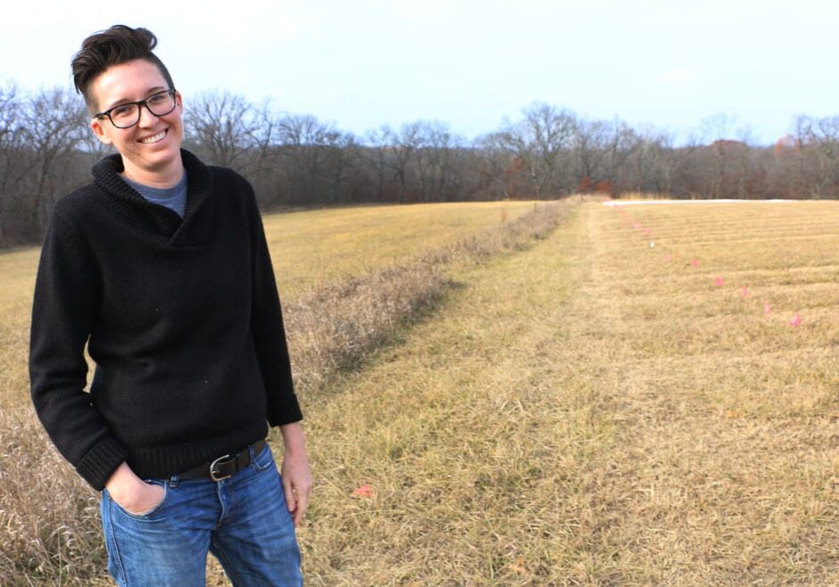 Kate Johnson is using Kickstarter to raise money for her new farm, which she hopes to have operational by spring. (photo by Caitlin Cress/Hale Center for Journalism)