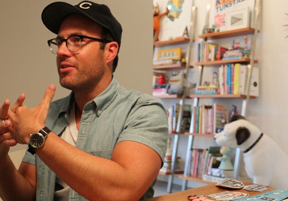 Designer Tad Carpenter just launched Made in the Middle, a passion project devoted to showing the country how cool KC is. (photo by Caitlin Cress/Hale Center for Journalism) 