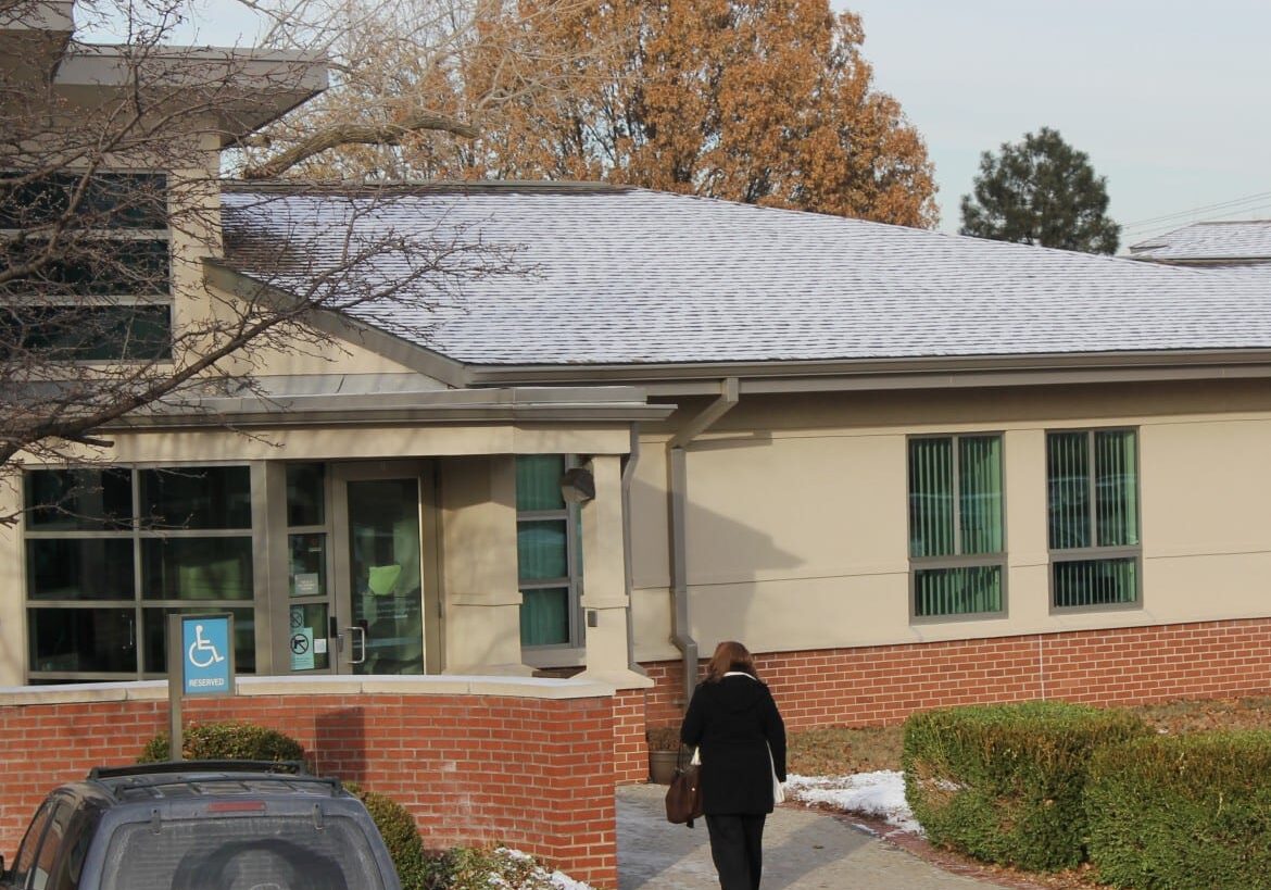 Exterior of Johnson County Mental Health Center facility