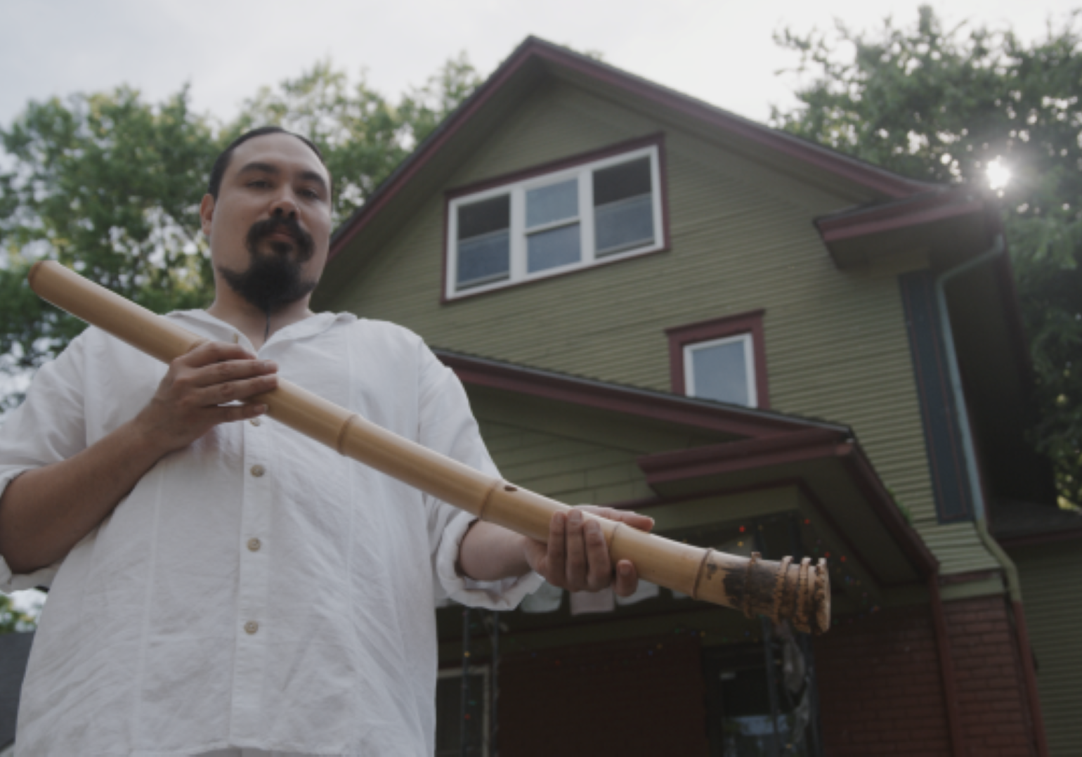 Kansas City flute maker John Mark Aladeen