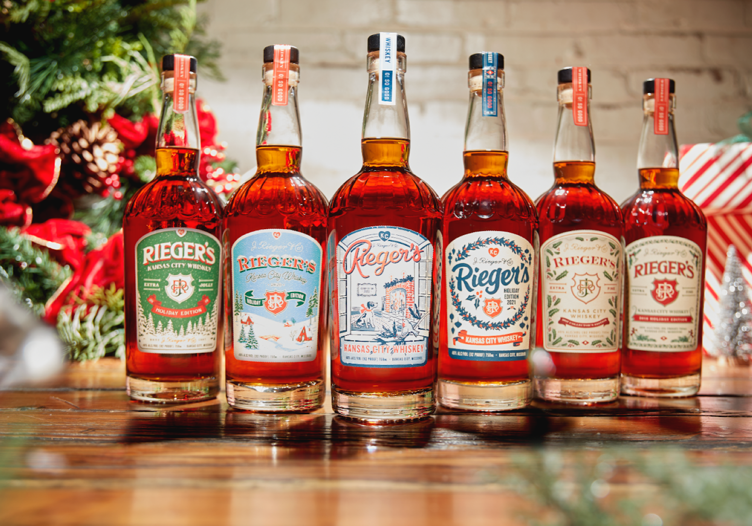 J. Rieger & Co.'s 2022 holiday edition whiskey.