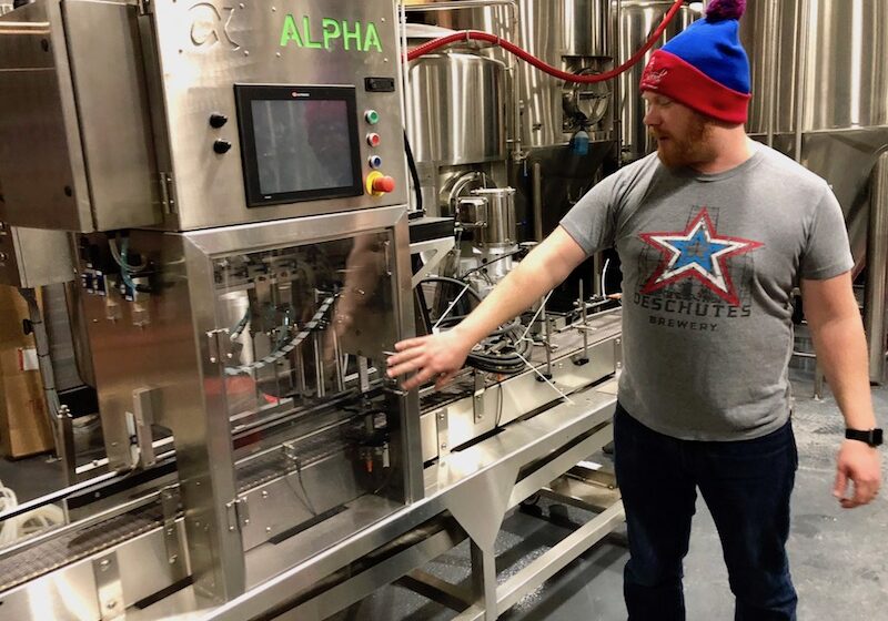 City Brewing canning machine