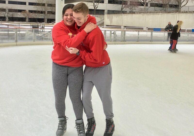 Crown Center skaters