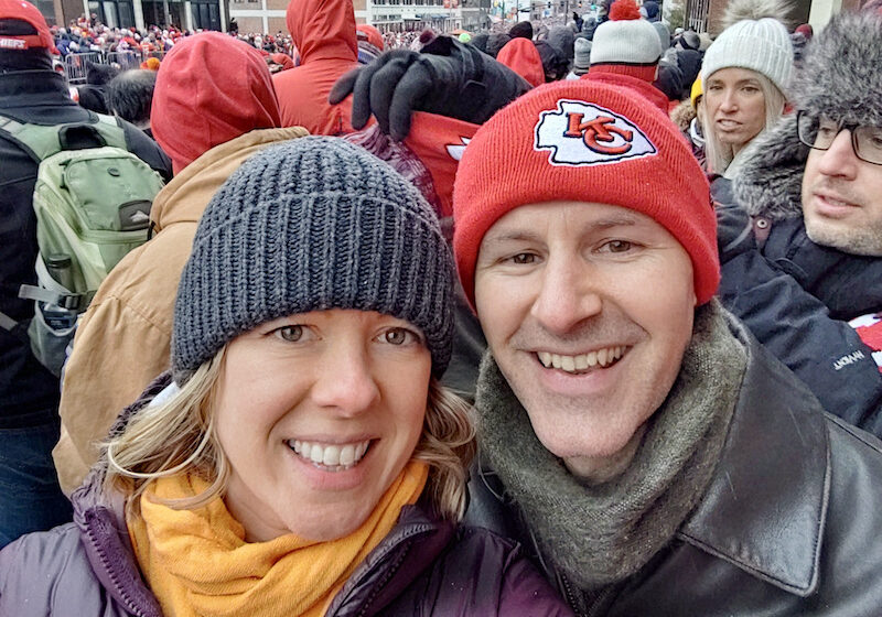 Jessica Best Stewart and Brian Stewart