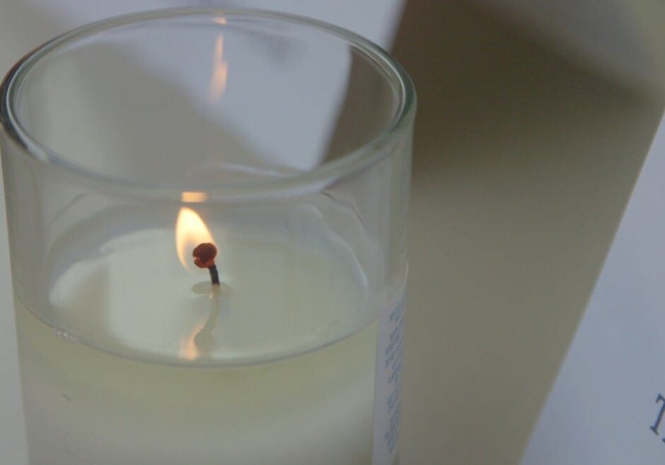Close up photo of candle