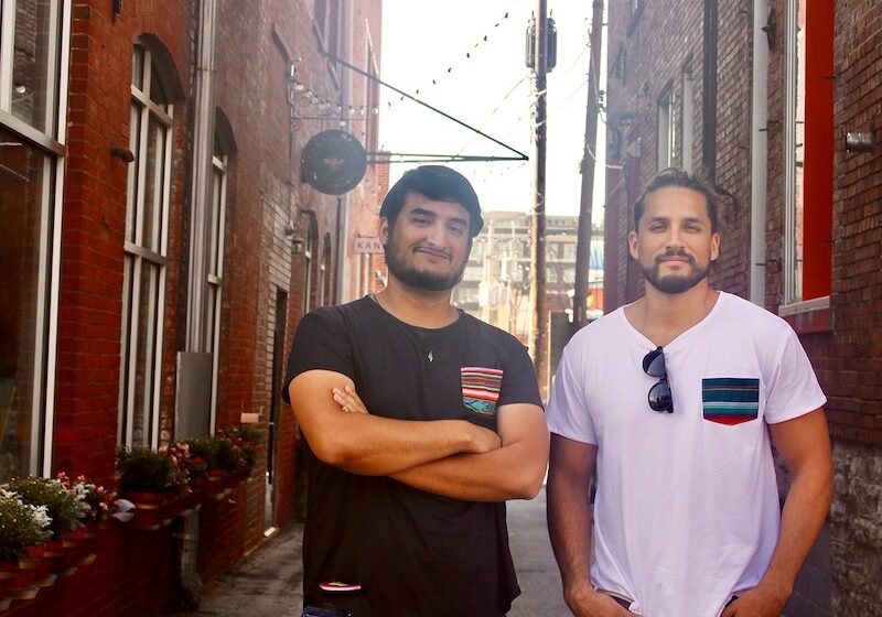 Joseph (left) and Jonathan Garvey, Poncho's Blanket. (Photo by Nikki Overfelt Chifalu)