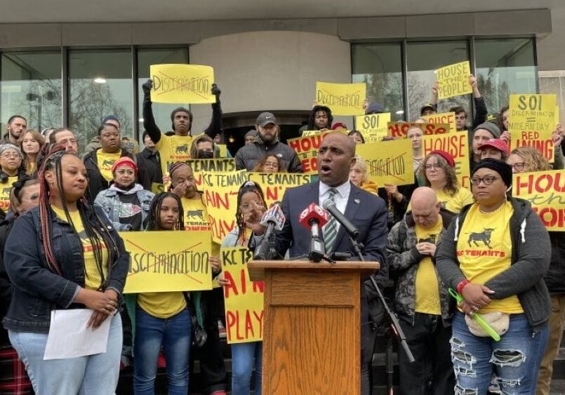 Mayor Quinton Lucas introduced an ordinance Thursday that would prohibit Kansas City landlords from refusing to rent to someone based on their source of income.