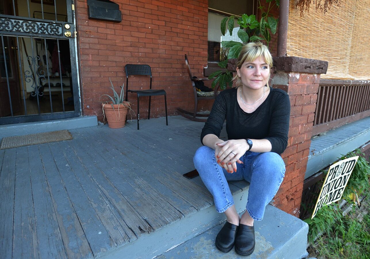 Wilson Vance grew up in an apartment at 41st and Warwick. She can't afford to rent in that part of midtown any more. Now she hopes she can stay in her new home further east.