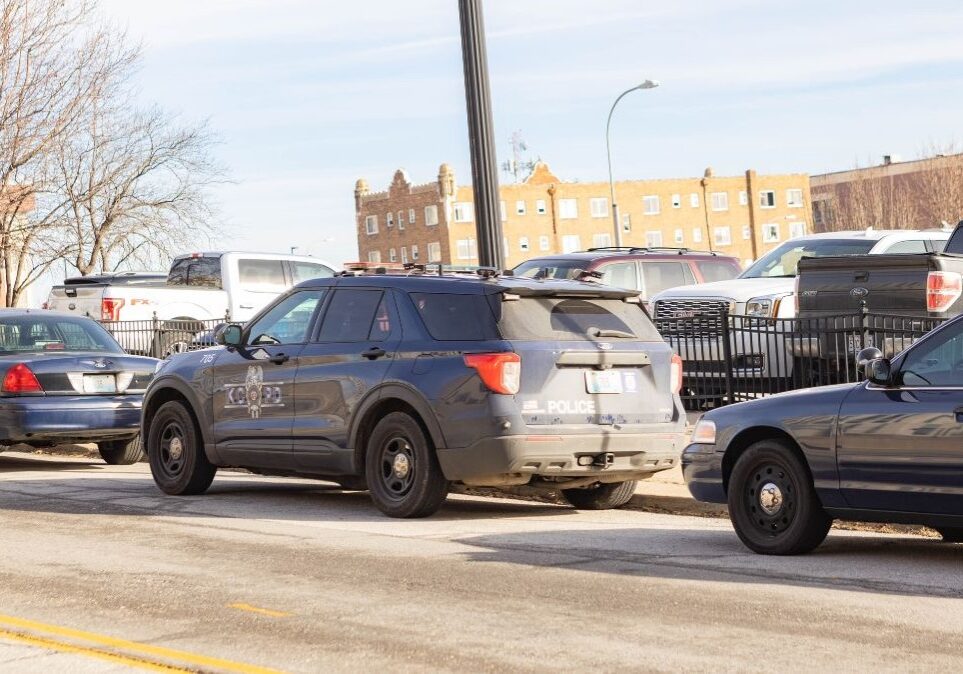 KCPD vehicle on patrol.