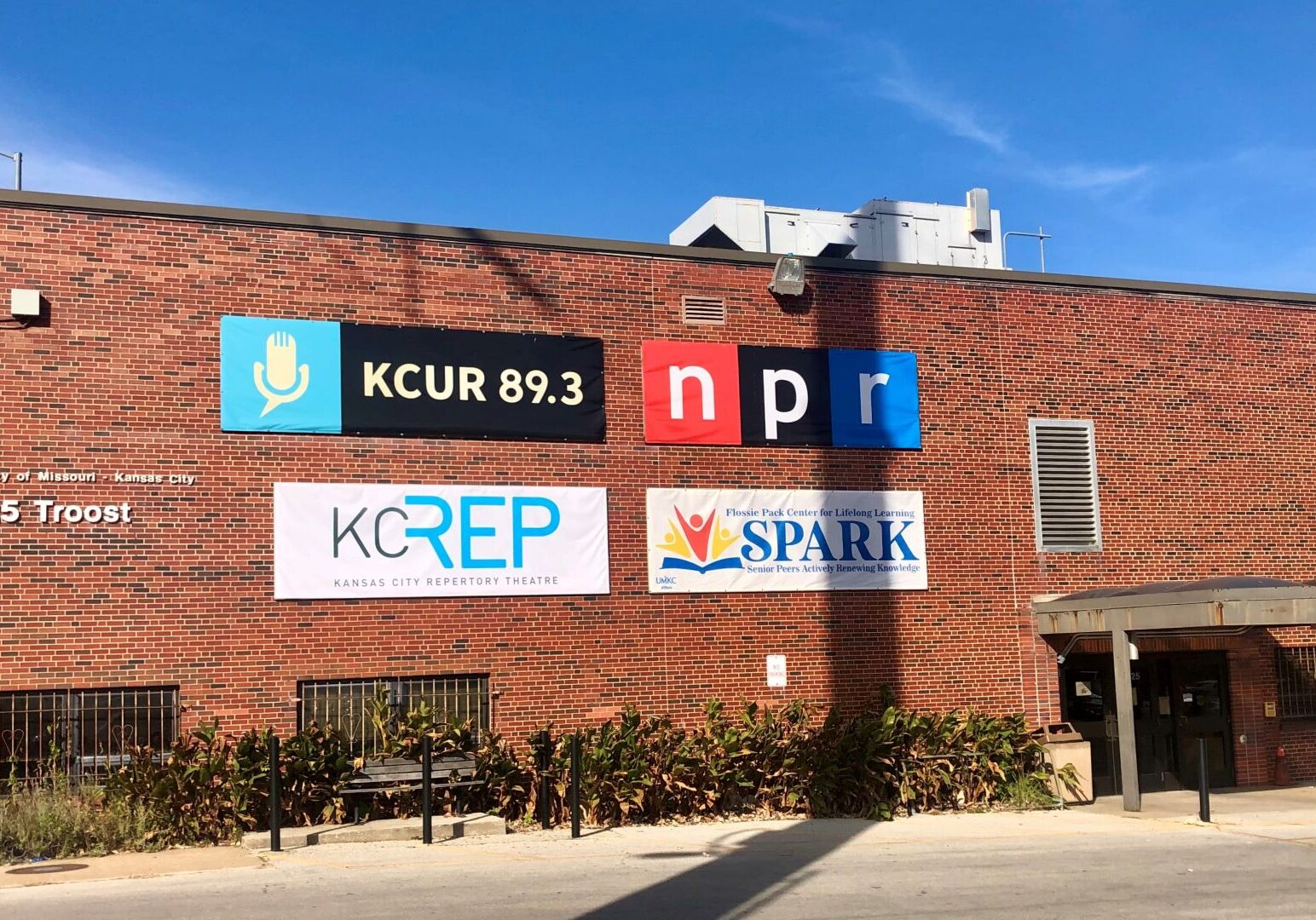 KCUR's current location at 4825 Troost Ave.