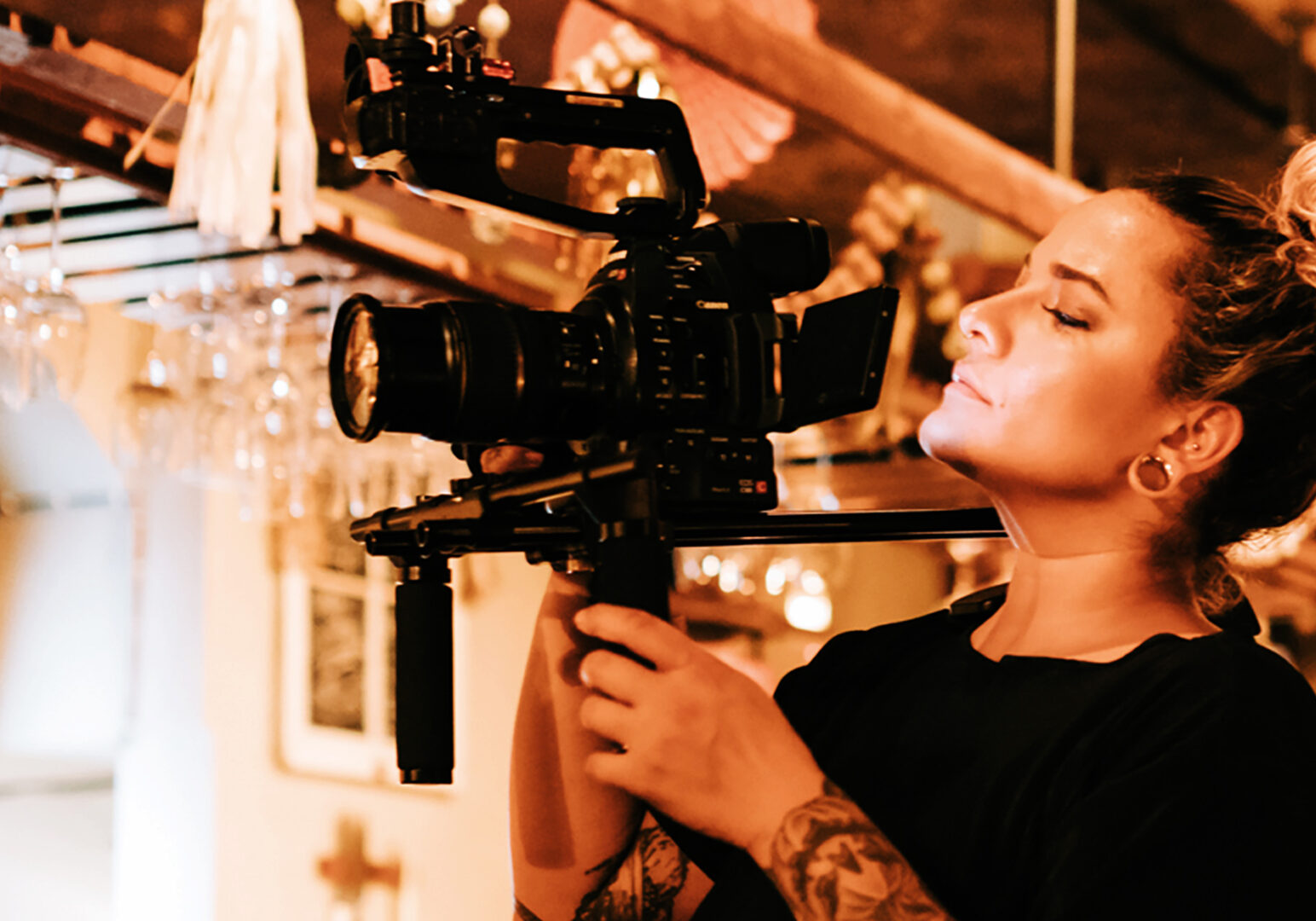 A scene from Women in Film + Media Kansas City video.