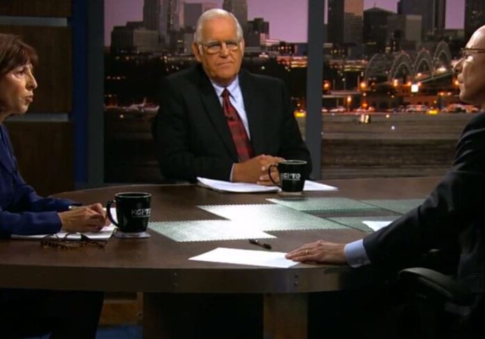 Patricia Lightner and Ed Eilert with Nick Haines