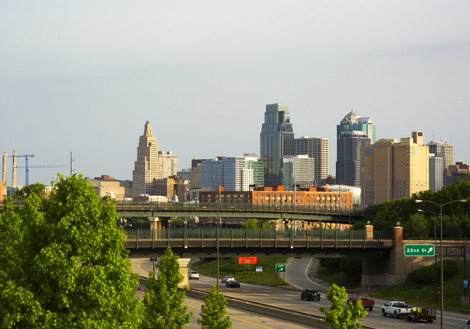 A view of Kansas City's skyline.