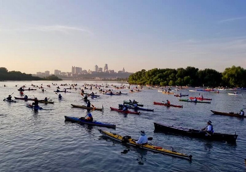 Boaters and downtown