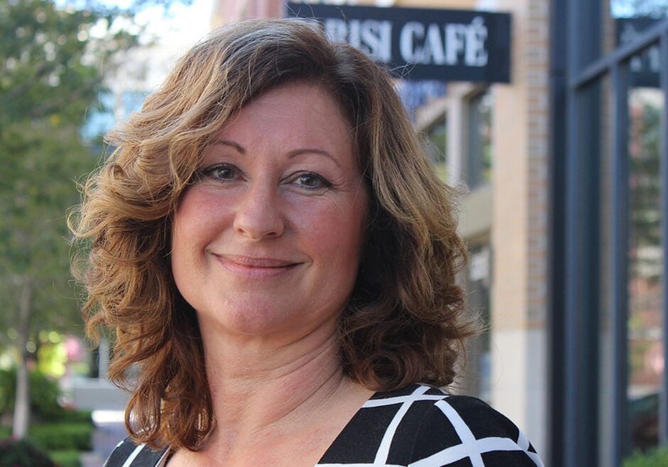 Kelly Lieberman, sales director at TeraCrunch.  Photo by Bridgit Bowden. 