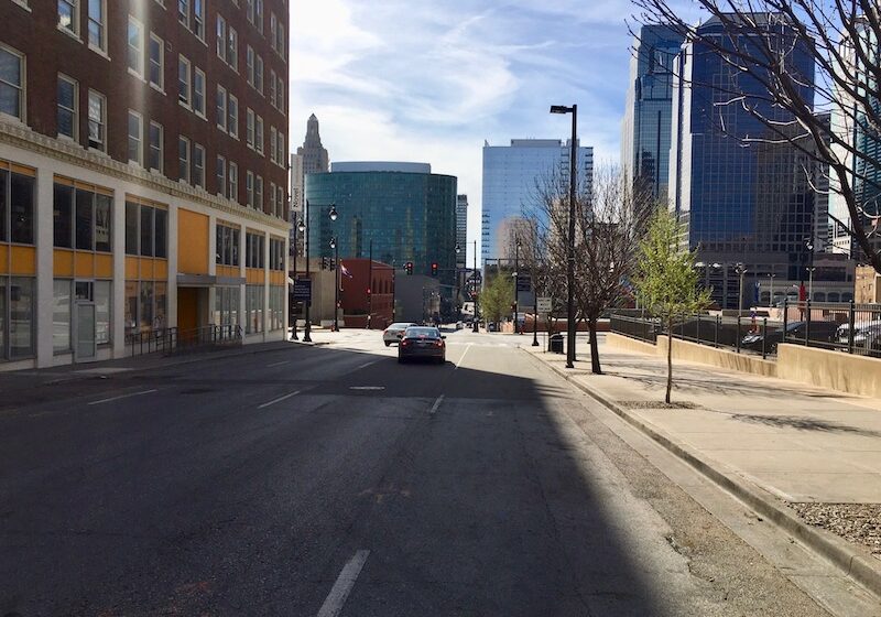 Sterile downtown street