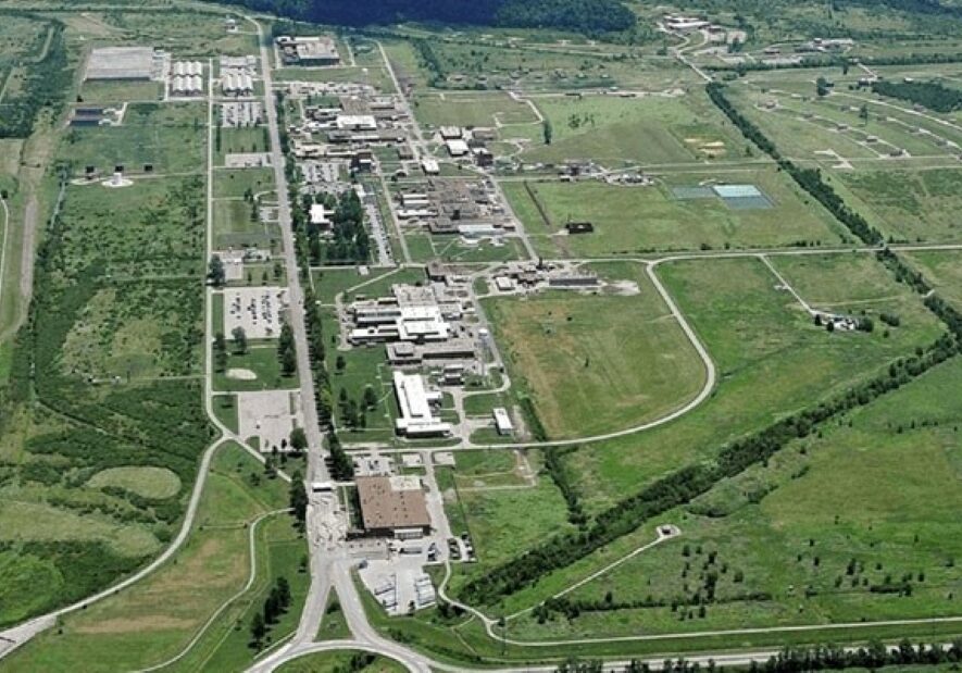 An aerial view of the Lake City Army Ammunition Plant in Independence, which sprawls across almost 4,000 acres.