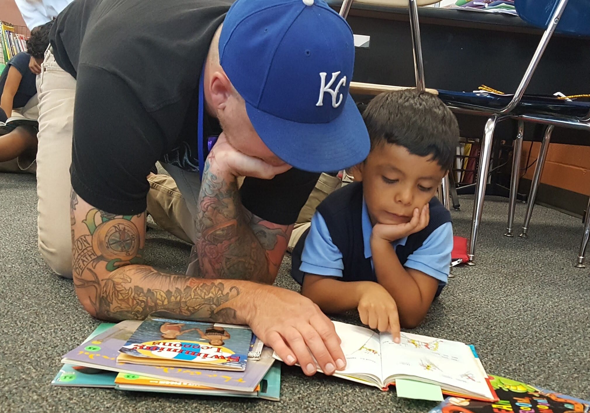 Lead to Read pairs adults with first, second and third grade students to read together during their lunch hours. (Contributed | Lead to Read)