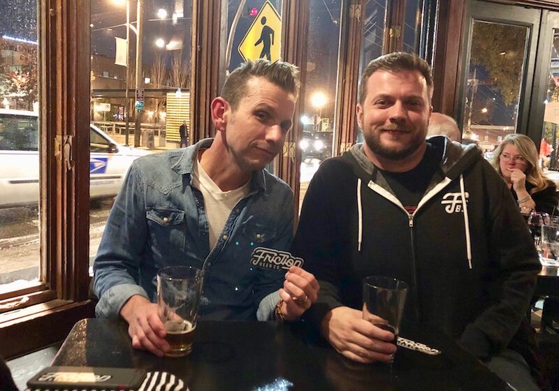 Brent Anderson and Nathan Ryerson Friction Beer