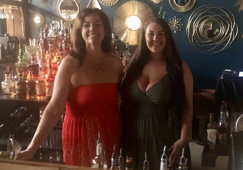 (Left) Kandi Kerns and Alexandria Snavely