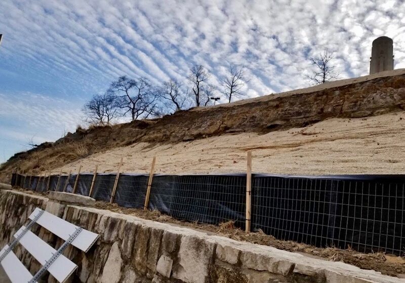 Liberty Memorial slope