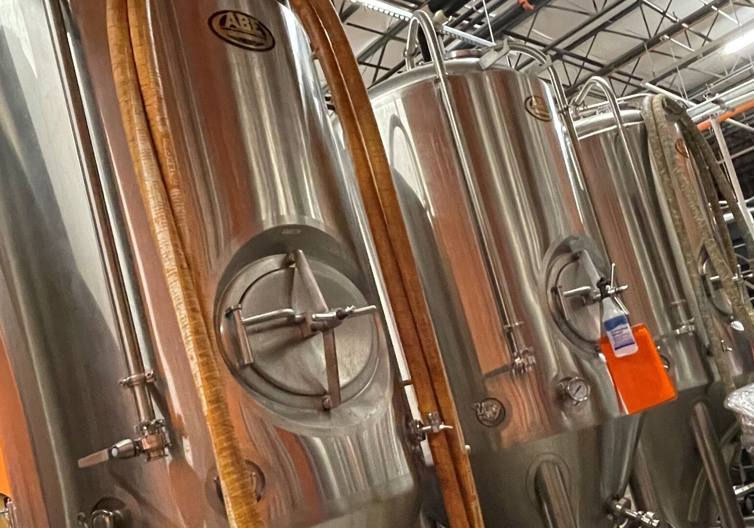 Tanks at Limitless Brewing in Lenexa.