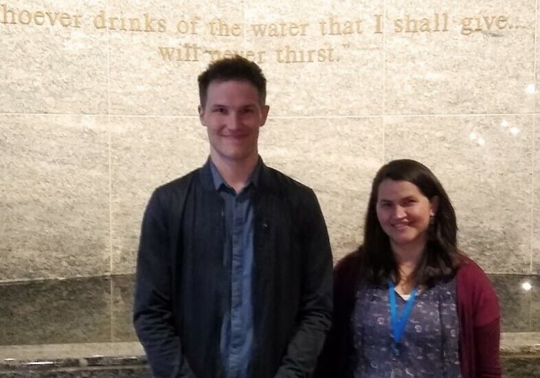 Daniel Harmon and his sister, Katie Harmon-McLaughlin, are the Community of Christ pastors now leading the Center for Living Water. The words behind them inspired the center’s name are from John 14:4 in the New Testament.